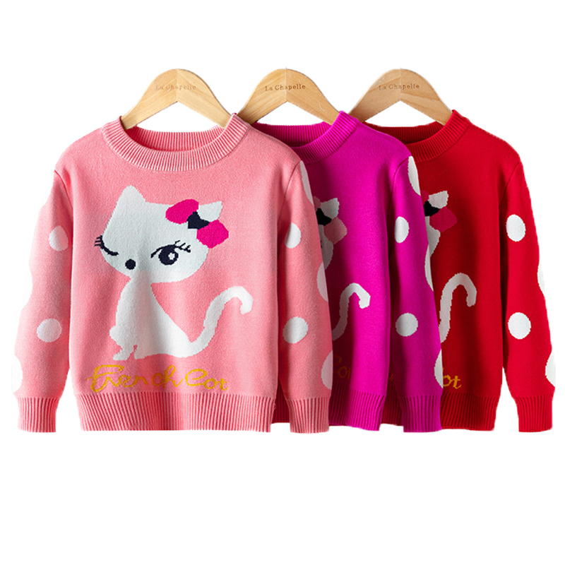 Baby Clothing Knitting Patterns - Pull chaud imprimé dessin animé pour
