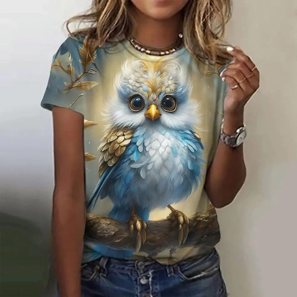 Baby Clothing Knitting Patterns - T-shirt à col rond imprimé animal