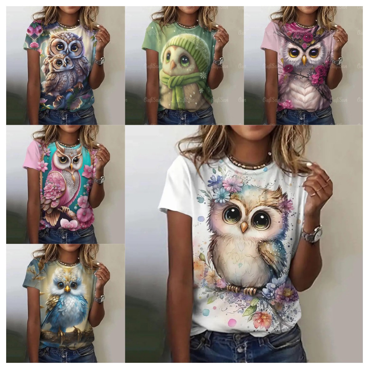 T-shirt à col rond imprimé ani - Baby Clothing Knitting Patterns avis et prix